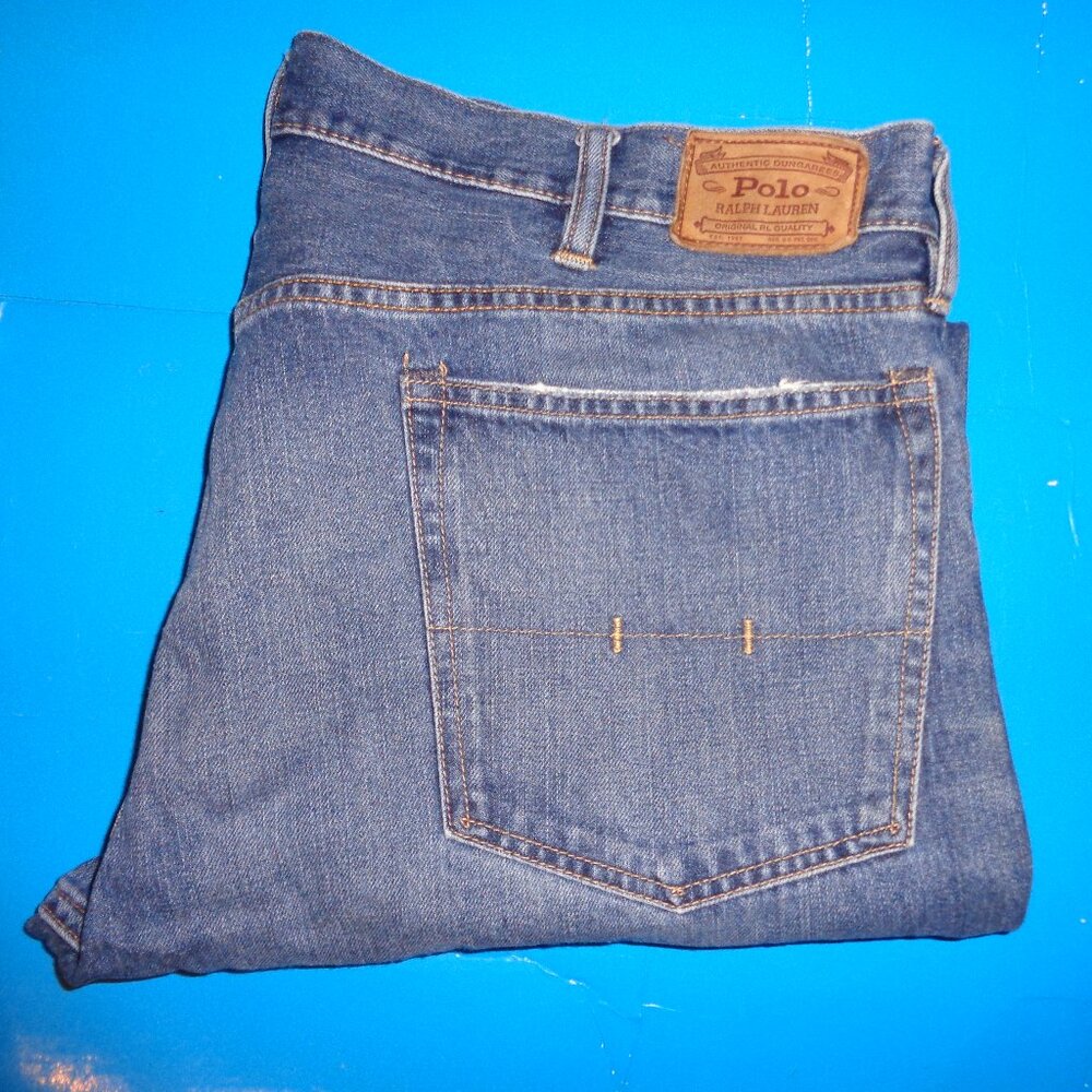 Mens Polo Ralph Lauren Boot Cut Fit Jeans size 40 x 32